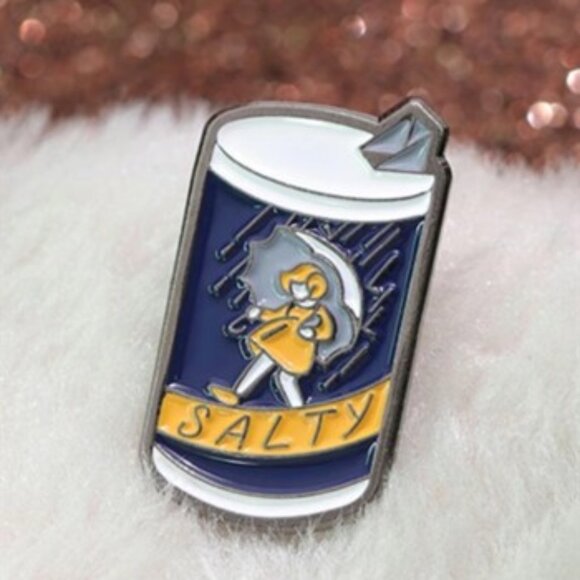 “Salty” Enamel Pin (BRAND-NEW & SUPER CUTE!) - Picture 1 of 3